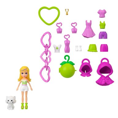 MUÑECA POLLY POCKET LLAVERO FASHION CHARMS - 1