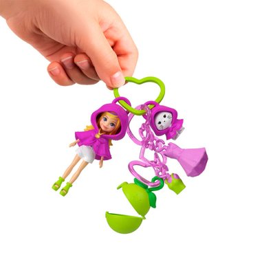 MUÑECA POLLY POCKET LLAVERO FASHION CHARMS - 12
