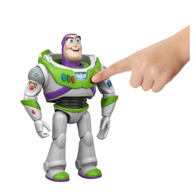 FIGURA ACCIÓN TOY STORY BUZZ LIGHTYEAR PARLANTE PIXAR VOZ 18 CM - 4