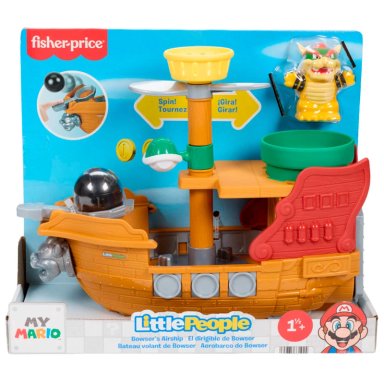 FIGURA ACCIÓN LITTLE PEOPLE NINTENDO BARCO BOWSER SUPER MARIO - 8