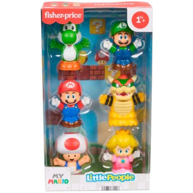 LITTLE PEOPLE NINTENDO FIGURAS MARIO BROS EDUCATIVO 1.5+ - 6