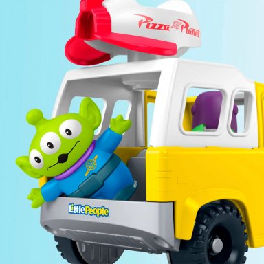 LITTLE PEOPLE CAMIÓN PIZZA PLANET BUZZ LIGHTYEAR 18 MESES+ - 4