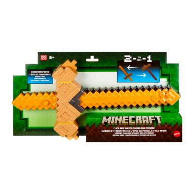 MINECRAFT JUGUETE ESPADA‑PICO TRANSFORMABLE VERSIÓN INVENTOR - 6