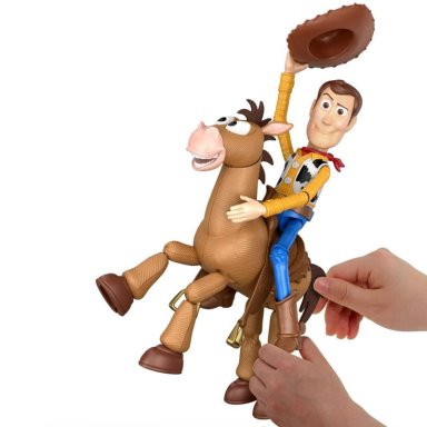 FIGURA ACCIÓN TOY STORY WOODY CORREDOR PIXAR 30 CM - 3