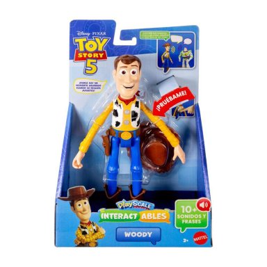 FIGURA ACCIÓN TOY STORY WOODY PARLANTE PIXAR VOZ 18 CM - 4