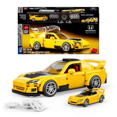 MATTEL BRICK SHOP HOT WHEELS CONSTRUCCIÓN SPEED HONDA 10+ - 1