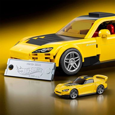 MATTEL BRICK SHOP HOT WHEELS CONSTRUCCIÓN SPEED HONDA 10+ - 5