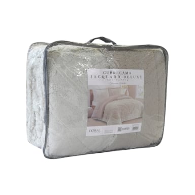 CUBRECAMA DORAL JACQUARD SHERP 1.5P BEIGE - 4