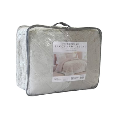 CUBRECAMA DORAL JACQUARD SHERP 2 P BEIGE - 4
