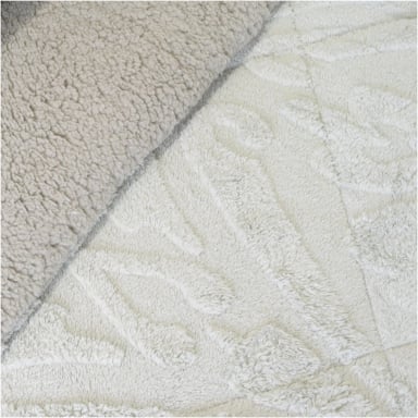 CUBRECAMA DORAL JACQUARD SHERP 3 P BEIGE - 3