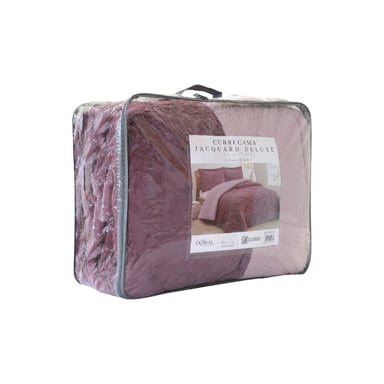 CUBRECAMA DORAL JACQUARD SHERP 3 P MORADO - 4