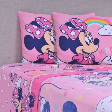 JUEGO DE SÁBANAS DISNEY MINNIE RAINBOW ASIA 2 PLAZAS - 1