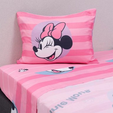 JUEGO DE SÁBANAS MINNIE DOTS P 1.5 PLAZAS - 1