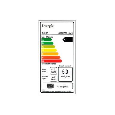 SMART TV PHILIPS LED FULL HD 43” 43PFD6910 - 8