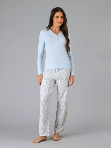 PIJAMA FLORES - 1