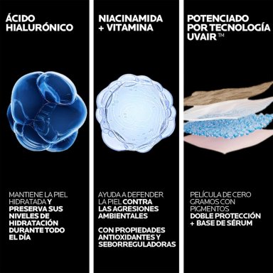 PROTECTOR SOLAR LA-ROCHE POSAY ANTHELIOS UVAIR TONO MEDIO FPS50+ 50ML - 3