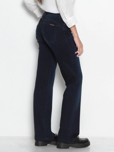 JEANS MUJER WADOS ALGODÓN RECTO TIRO MEDIO - 4