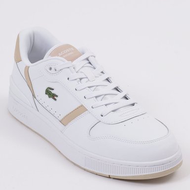 ZAPATILLAS HOMBRE LACOSTE CASUAL BLANCO T-CLIP BLANCO CUERO - 4