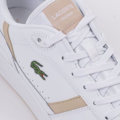 ZAPATILLAS HOMBRE LACOSTE CASUAL BLANCO T-CLIP BLANCO CUERO - 7