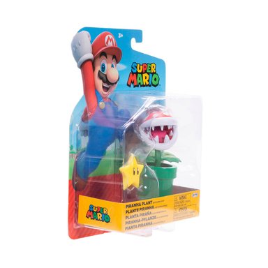 FIGURA DE ACCIÓN SUPER MARIO PLANTA PIRAÑA 10 CM - 5