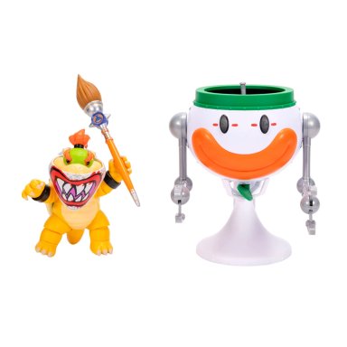 FIGURA DE JUGUETE MARIO BROSS SET CLOWN CAR PELICULA - 3