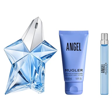 SET PERFUME THIERRY MUGLER ANGEL MUJER EDP 100 ML + PEN SPRAY 10 ML + BODY LOTION 50 ML  - 1