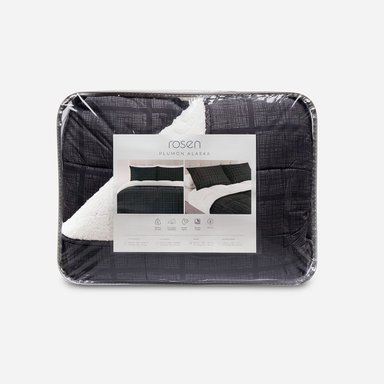 PLUMÓN ROSEN ALASKA SHERPA 2 PLAZAS MULTI NEGRO - 5