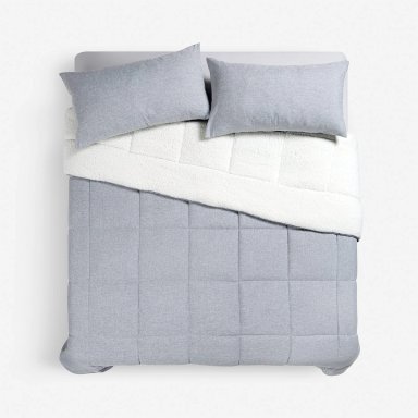 PLUMÓN ROSEN SHERPA LISO KING GRAFITO MELANGE - 3