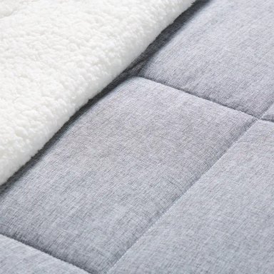 PLUMÓN ROSEN SHERPA LISO KING GRAFITO MELANGE - 4