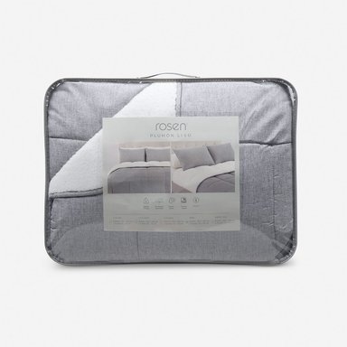 PLUMÓN ROSEN SHERPA LISO KING GRAFITO MELANGE - 5