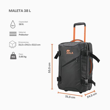 MALETA ZOLA 38 L CABINA 10 KG - 2