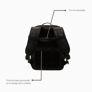 MOCHILA DE VIAJE ZOLA OUTDOORS CANDADO TSA NEGRO - 6