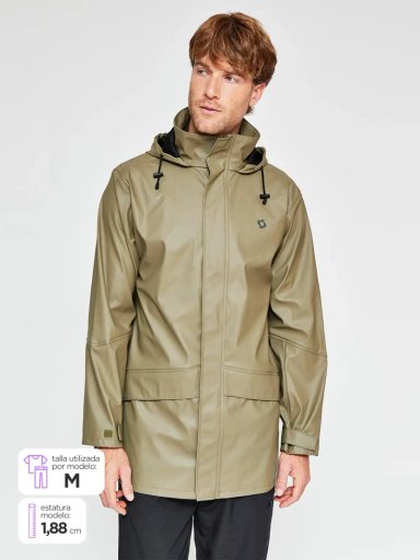 CHAQUETA CORTAVIENTO HOMBRE DOITE MONSOON IMPERMEABLE - 1