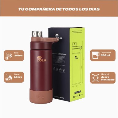 BOTELLA TÉRMICA 600 ML ZOLA - 3