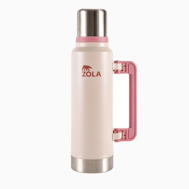 TERMO CLASICO 1.4 LITROS ROSADO PASTEL ZOLA - 1