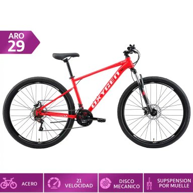 BICICLETA MOUNTAIN BIKE OXYGEN FROST 21V ARO 29 - 1
