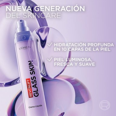 CREMA HIDRATANTE L'OREAL REVITALIFT GLASS SKIN LIQUID CREAM 50ML - 6