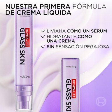 CREMA HIDRATANTE L'OREAL REVITALIFT GLASS SKIN LIQUID CREAM 50ML - 10