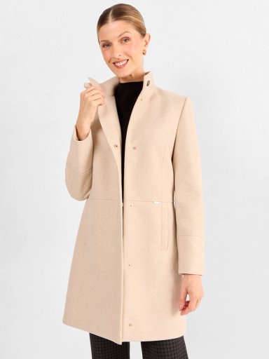 ABRIGO MUJER MA GRIFFE CUELLO ALTO BOLSILLOS - 2
