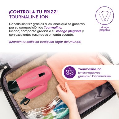SECADOR DE PELO SIEGEN LET`S GO TRAVEL SG-3012C67 1700W - 4
