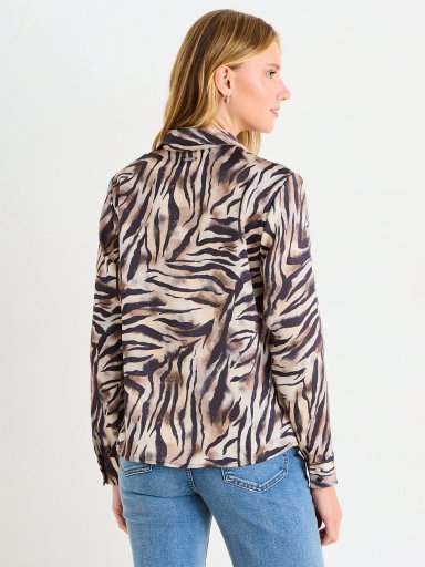 POLERA MUJER ASH MANGA LARGA PUÑO ANCHO - 2