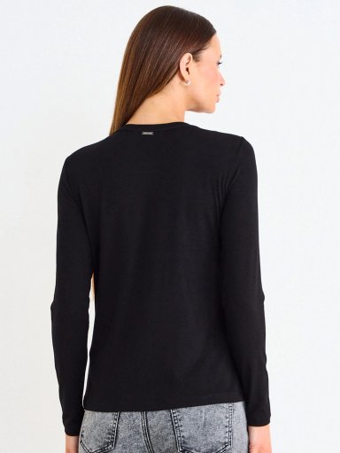 POLERA MUJER ASH MANGA LARGA  - 3