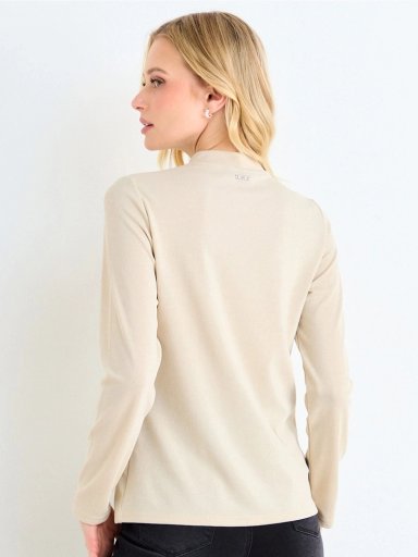 POLERA MUJER ASH CUELLO ALTO MANGA LARGA - 3