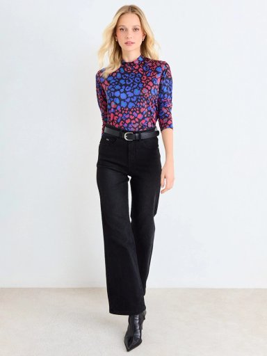 POLERA MUJER ASH CUELLO ALTO MANGA LARGA - 1