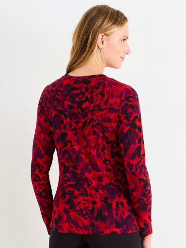 POLERA MUJER ASH CUELLO REDONDO MANGA LARGA PRINT - 3