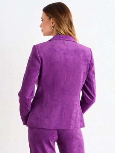 BLAZER MUJER ASH LISO SOLAPA ABOTONADO - 2