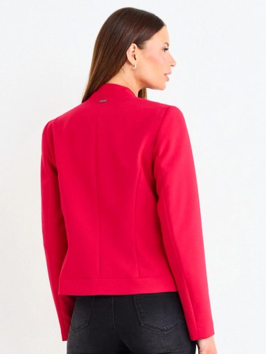 BLAZER MUJER ASH MANGA LARGA SIN SOLAPA - 3