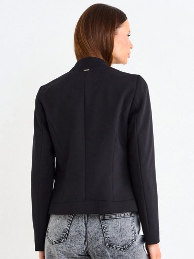 BLAZER MUJER ASH MANGA LARGA SIN SOLAPA - 3