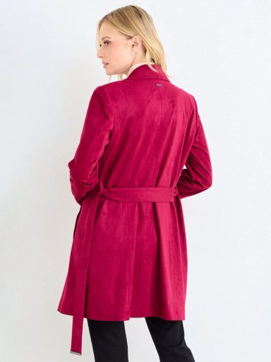 CHAQUETA MUJER ASH TRENCH LISO CUELLO CAMISERO - 2