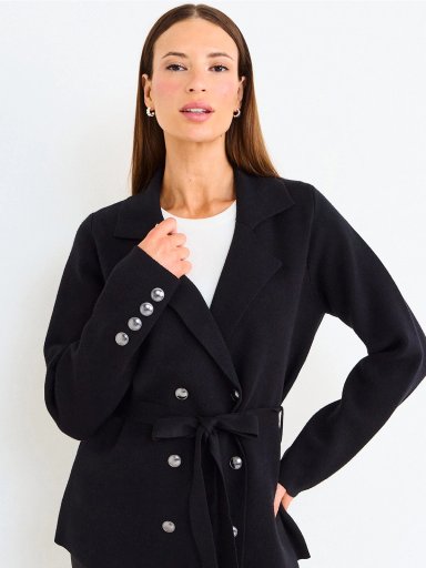 CARDIGAN MUJER ASH BOTONES LAZO - 3